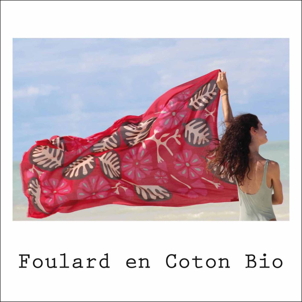 foulard coton bio FR