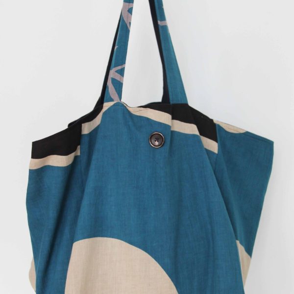 Upcycling Bag Luna Bleu Blue