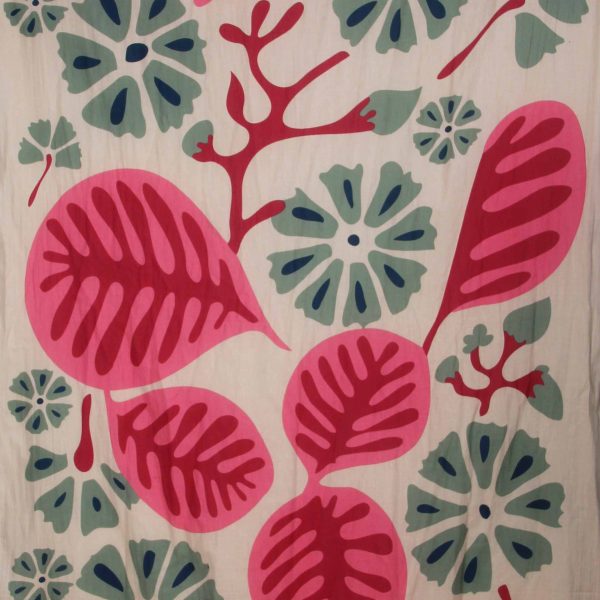 foulard Coton Bio Equateur Rose