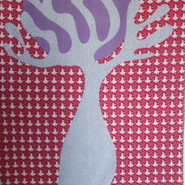 Foulard Coton Bio Baobab Rouge Red