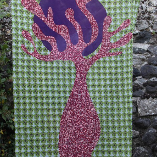 Foulard Coton Bio Baobab Vert Green