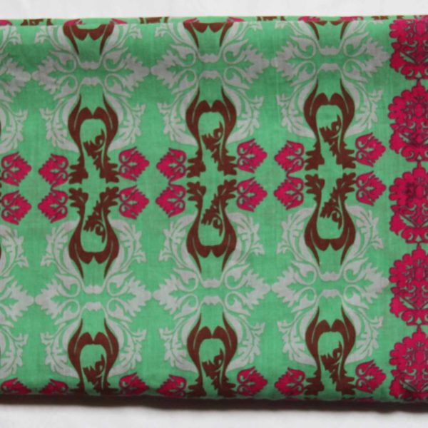Foulard Coton Bio Baroque Vert