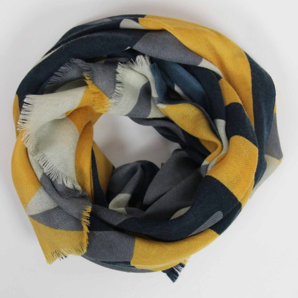 Wool Scarf Fidji Jaune Yellow