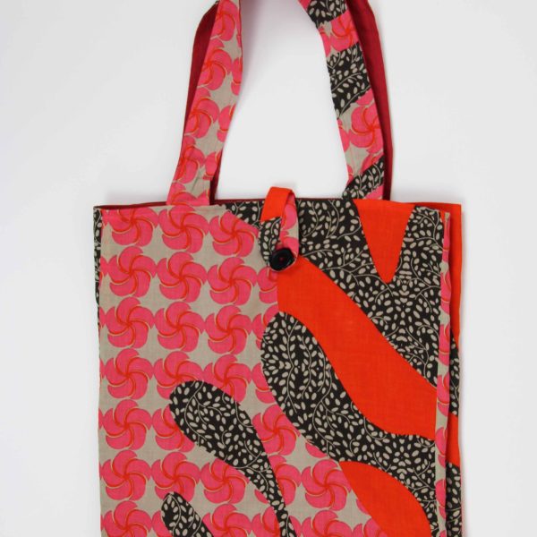 Cabas en coton upcycling Baobab Rose Pink