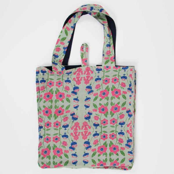 Cabas en coton upcycling So British Pastel