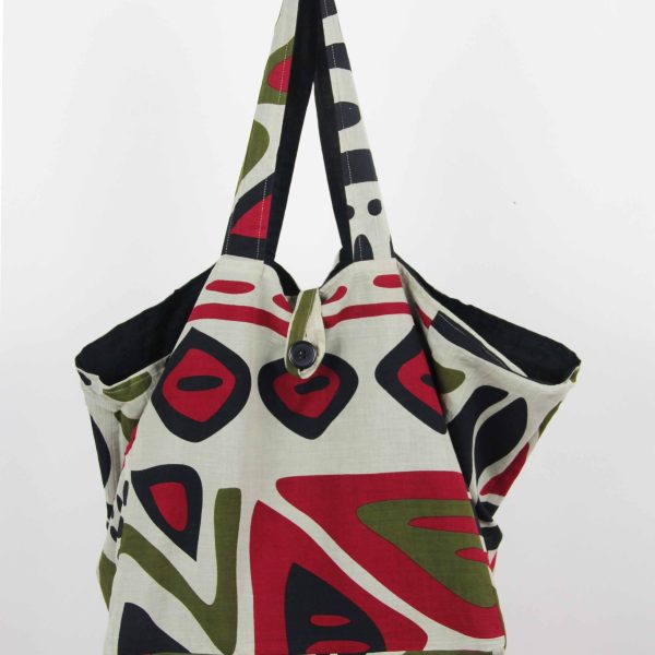 Upcycling Bag Shangha Bordeaux