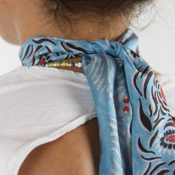 Bandeau Camelia Bleu Blue