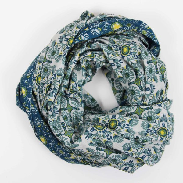 Foulard Coton Bio Tetouan Jaune Yellow
