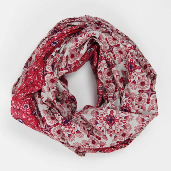 Foulard Coton Bio Tetouan Rose Pink