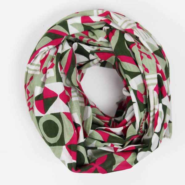 Foulard Coton Bio Bergen Kaki