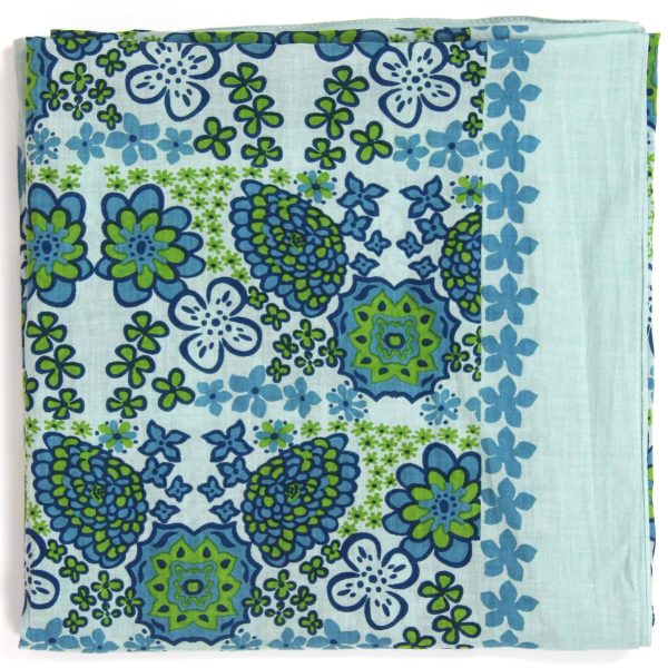 Carré Coton Hawai Vert Green
