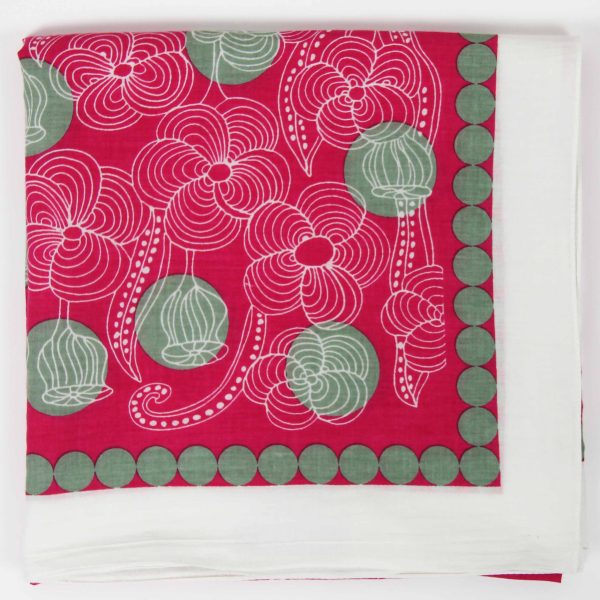 Carré Coton Burma Fuchsia