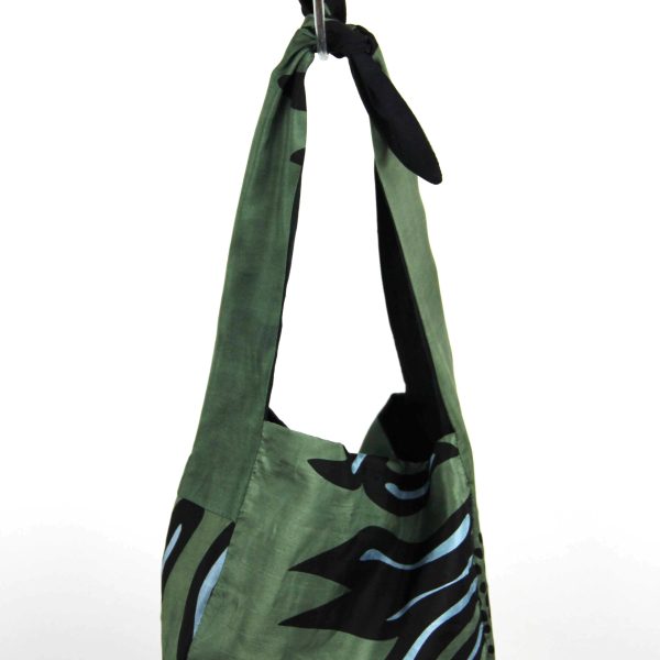 Upcycling Silk Bag Bobby Barbizon Kaki
