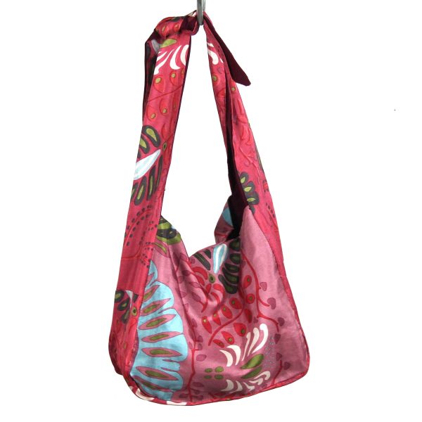 Upcycling Silk Bag Bobby Marushka Rose