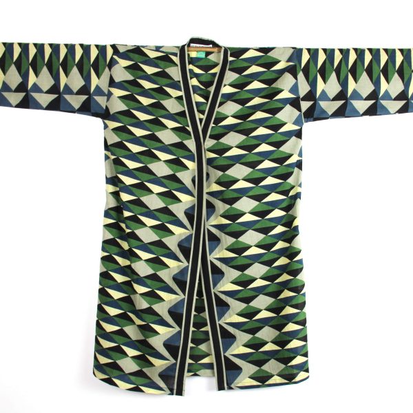 Kimono LONG Trapeze Noir Black – Image 2