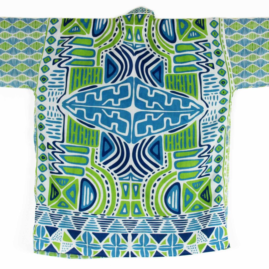 Kimono Bambara Panafrica Bleu