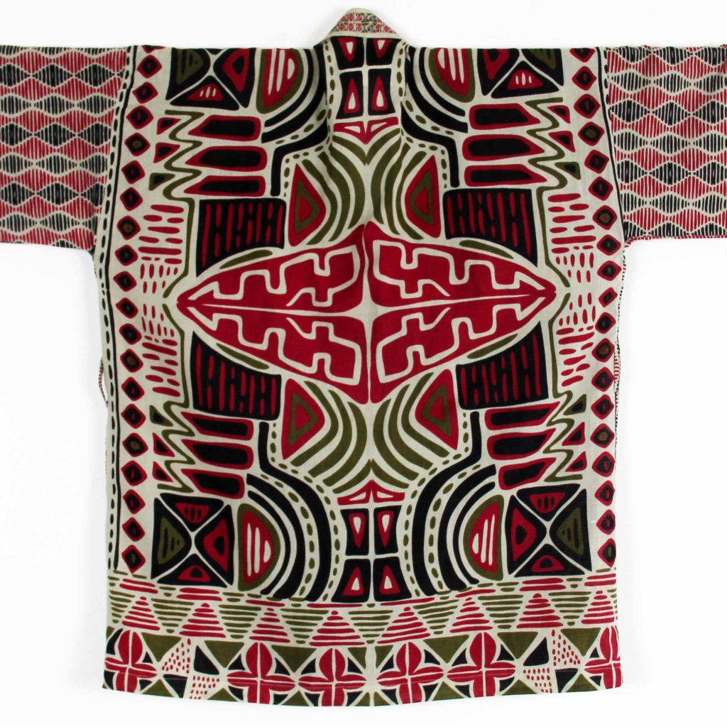 Kimono Bambara Panafrica Bordeaux – Image 3