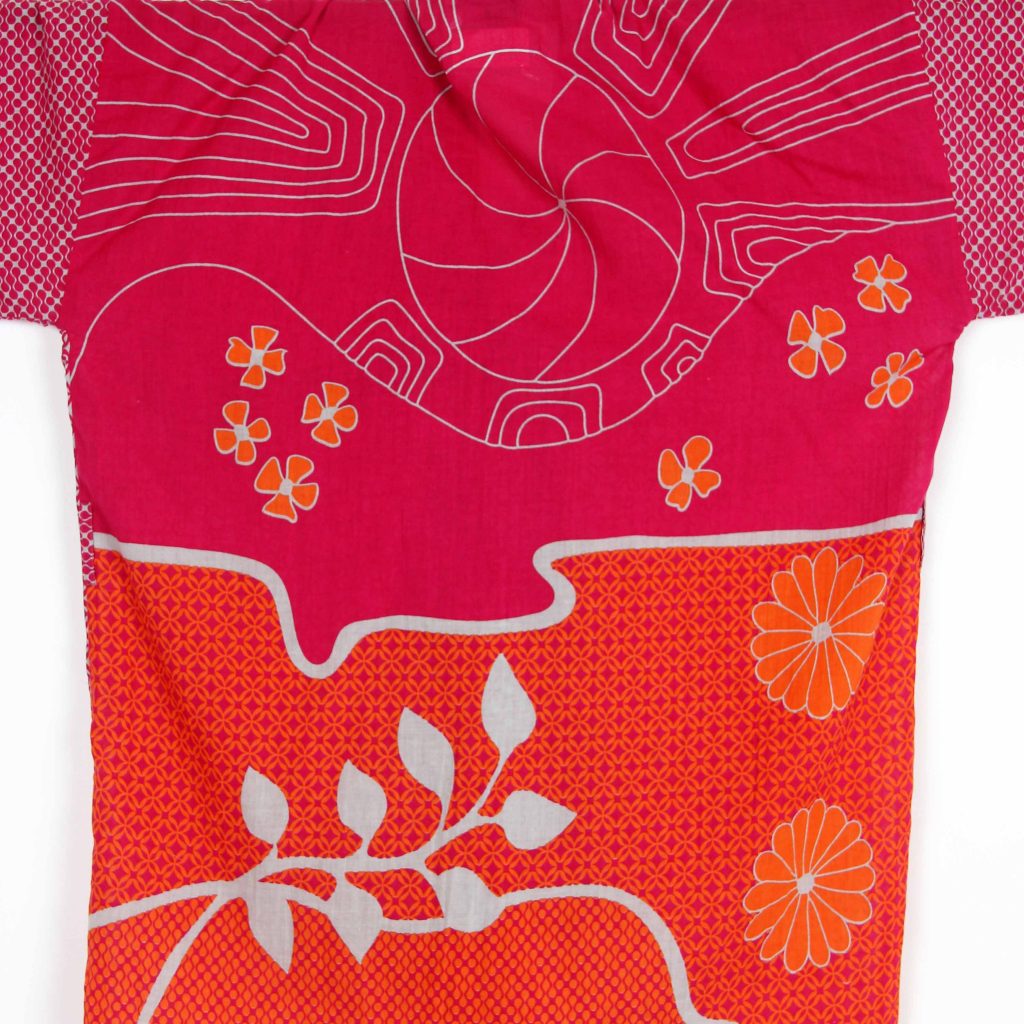 Kimono Natsunohi Fuchsia Orange – Image 4