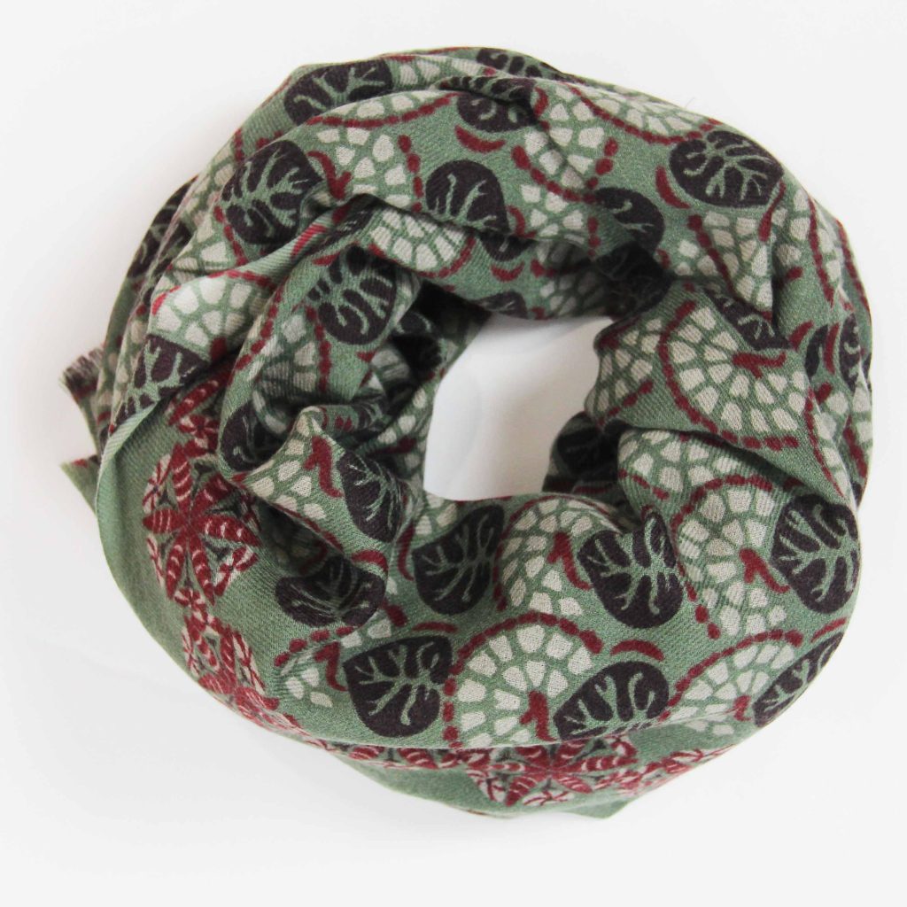 Wool Scarf Samba Kaki - Image 2