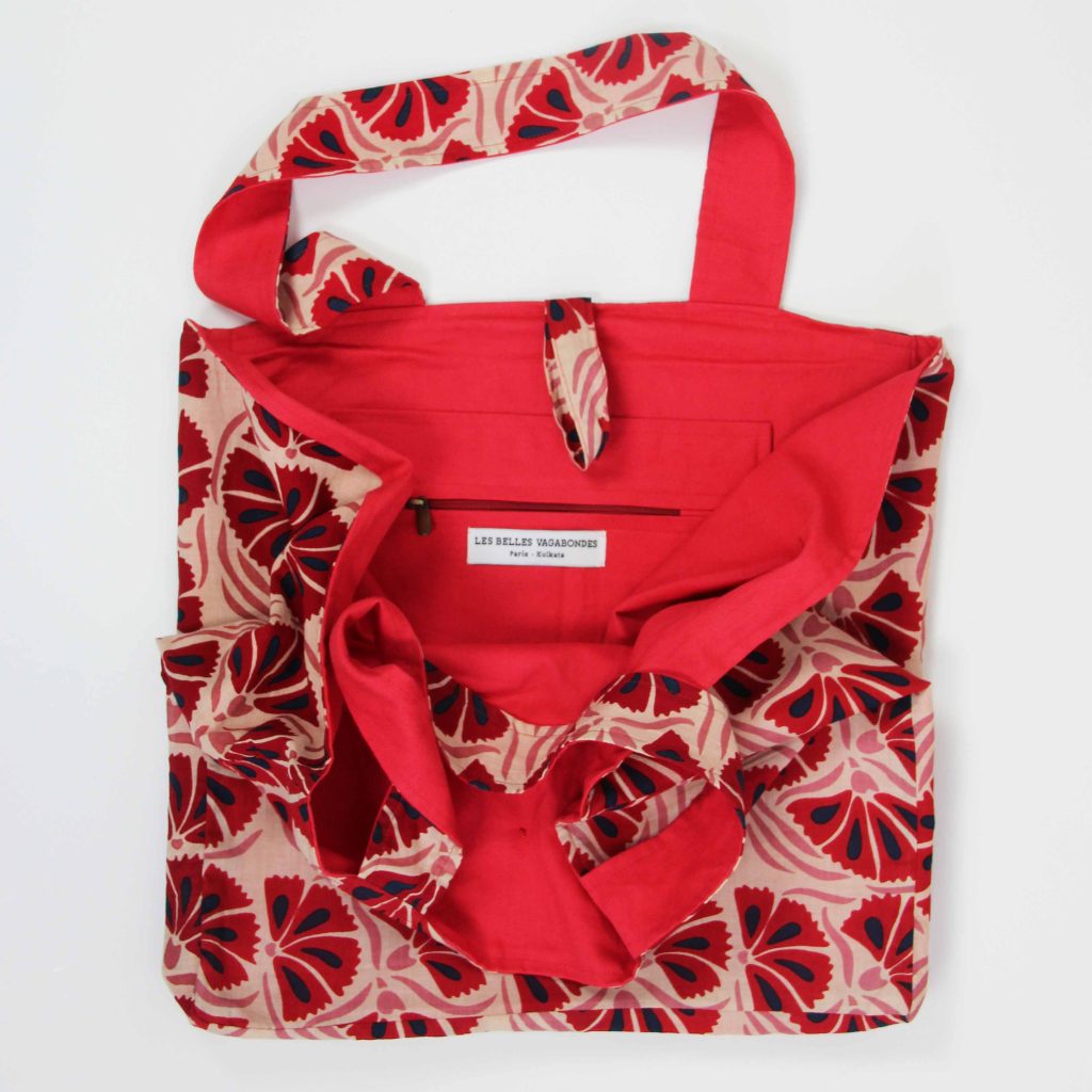 Upcycling Bag Diego Rouge