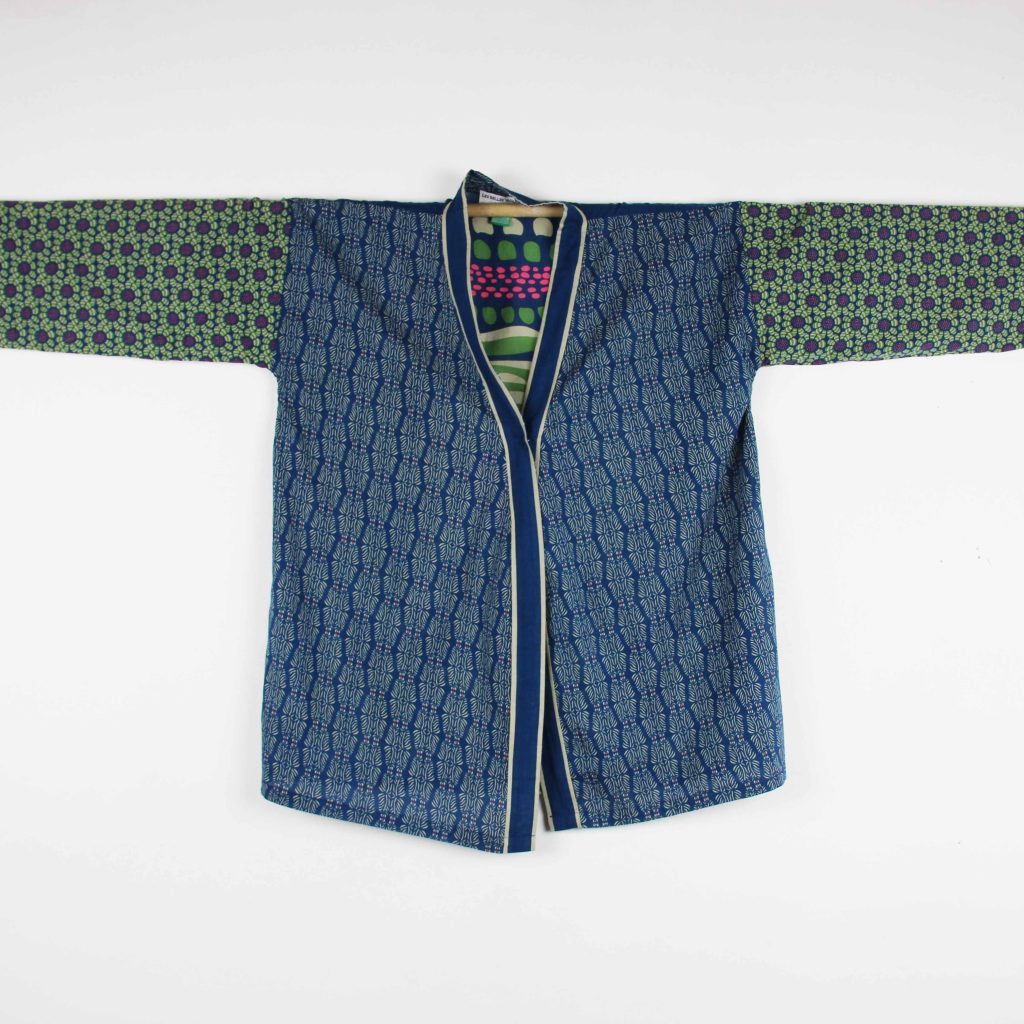 Kimono Sunflower Marine Navy – Image 6