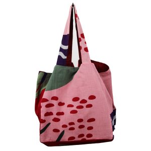 Cabas en coton upcycling Cap Breton Rouge