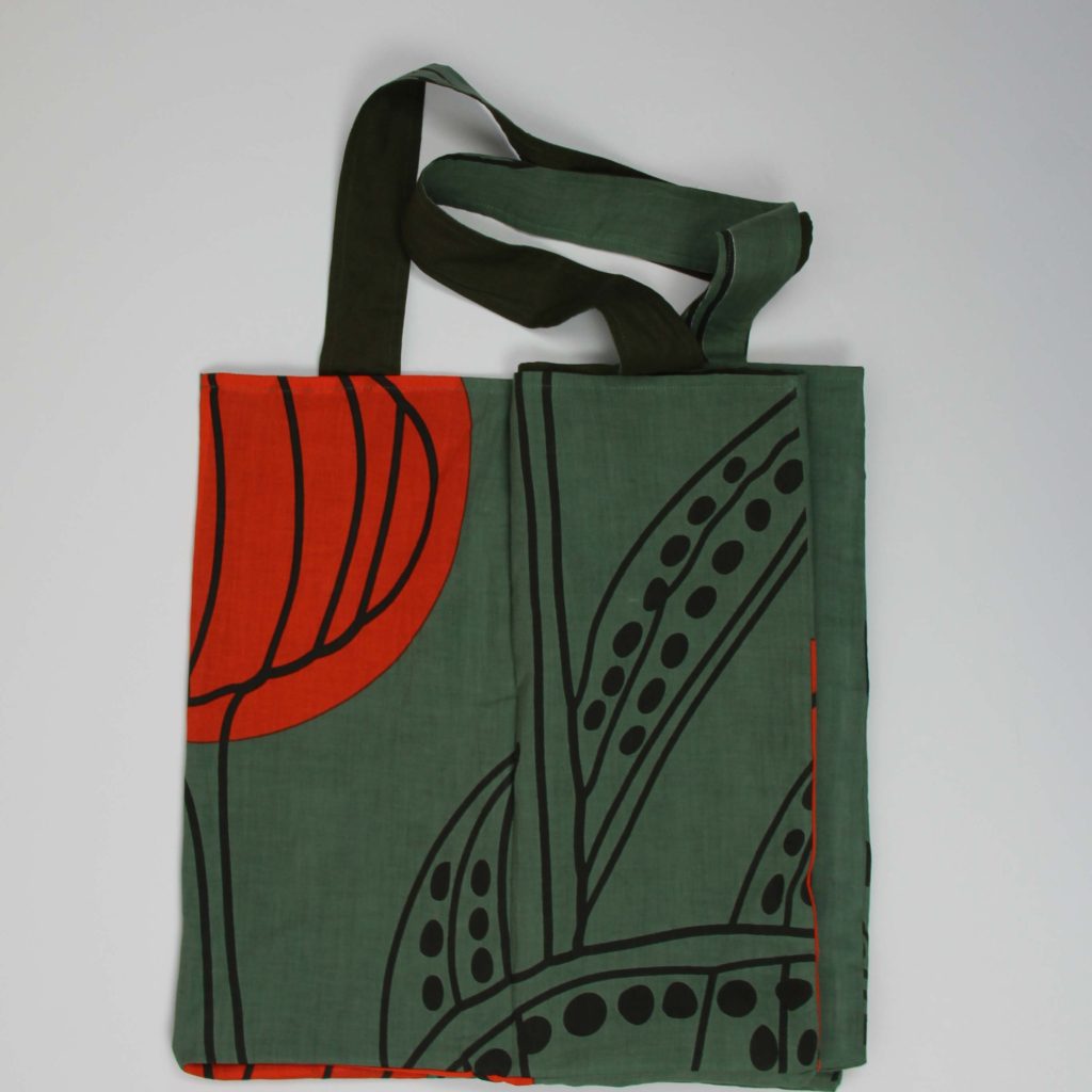 Cabas en coton upcycling Mekong Kaki – Image 6