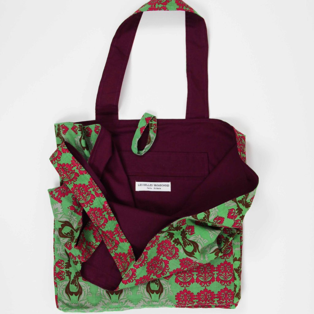 Upcycling Bag Baroque Vert Green - Image 4