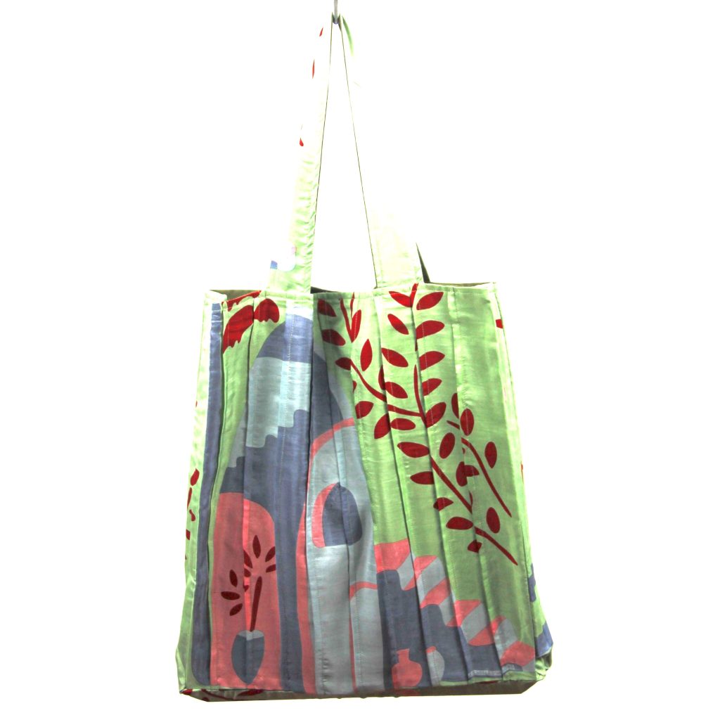 Sac Musette en soie Kasbah Vert – Image 2