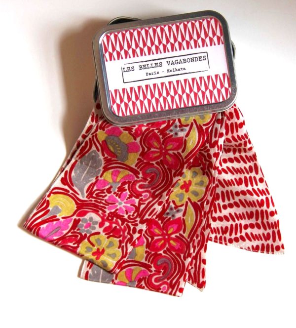 Bandeau Jardin Anglais Burgundy
