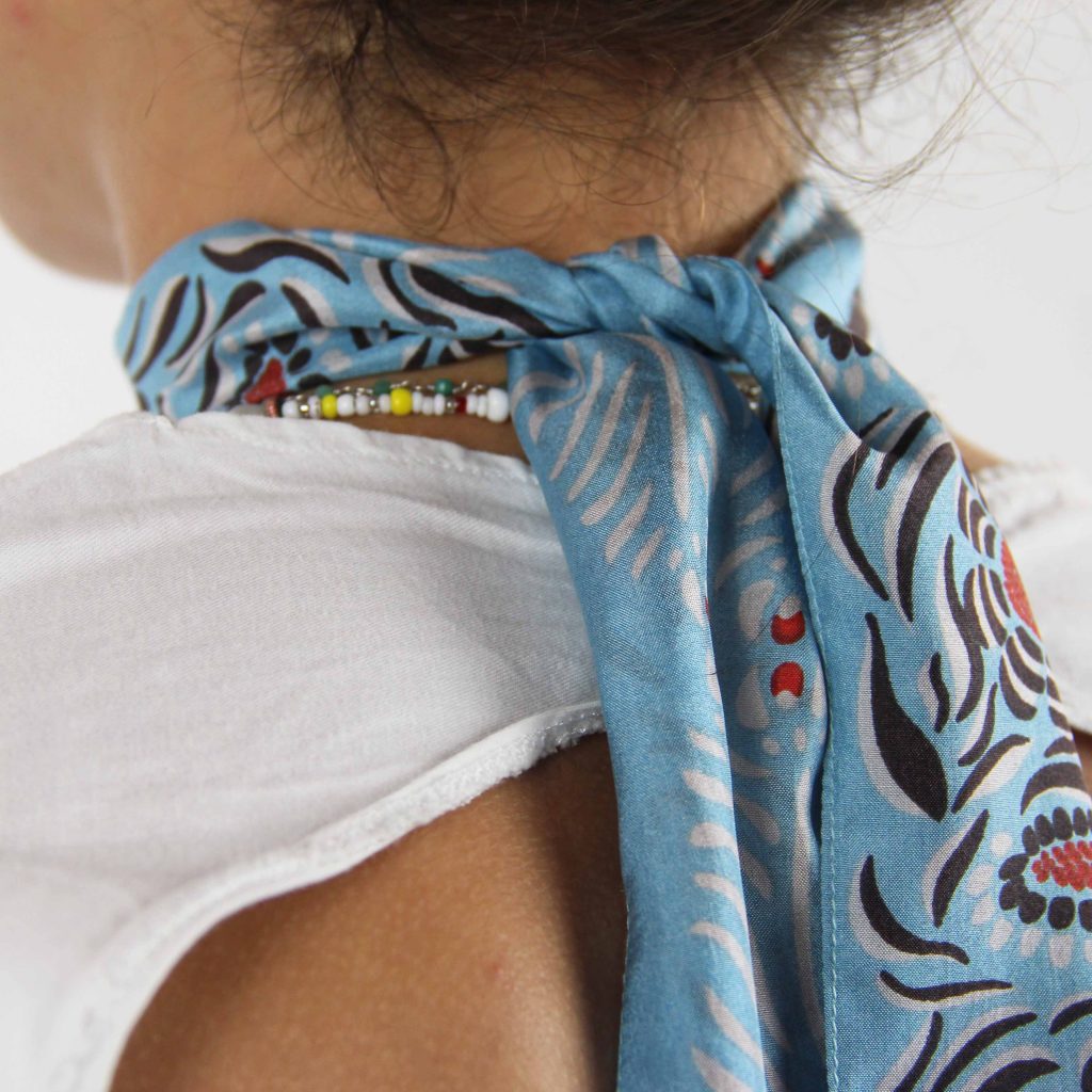 Bandeau Camelia Bleu Blue