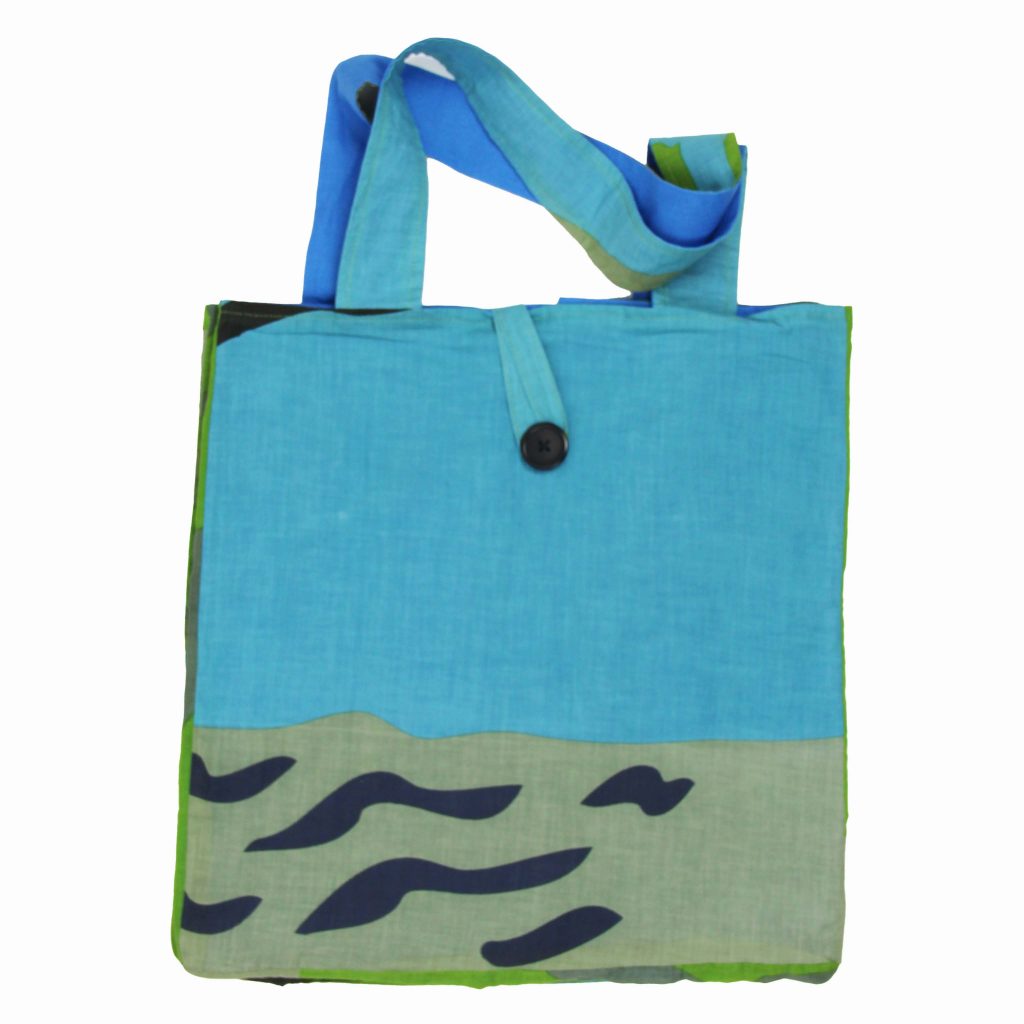 Upcycling Bag Cap Breton Green - Image 4