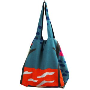 Upcycling Bag Cap Breton Navy