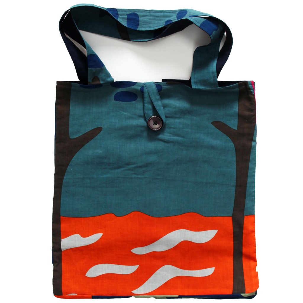 Upcycling Bag Cap Breton Navy - Image 2