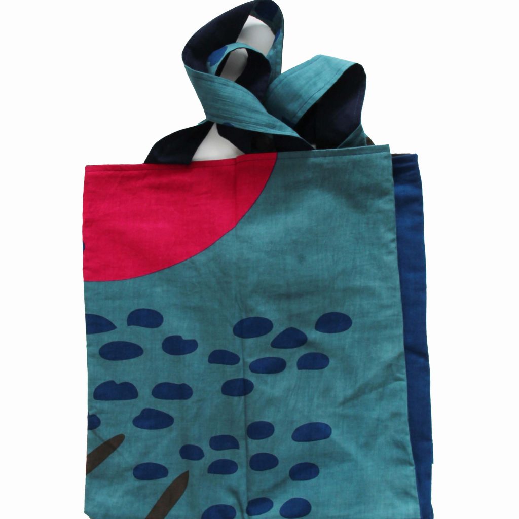 Upcycling Bag Cap Breton Navy - Image 4