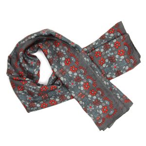Carré Soie Nina Marron