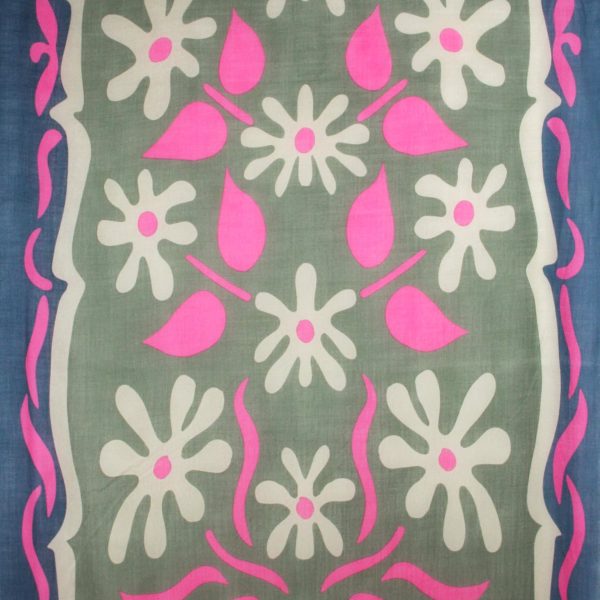 XL Wool Scarf Kamala Marine Navy