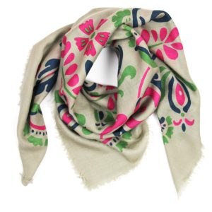 Wool Square Tatiana Fuchsia