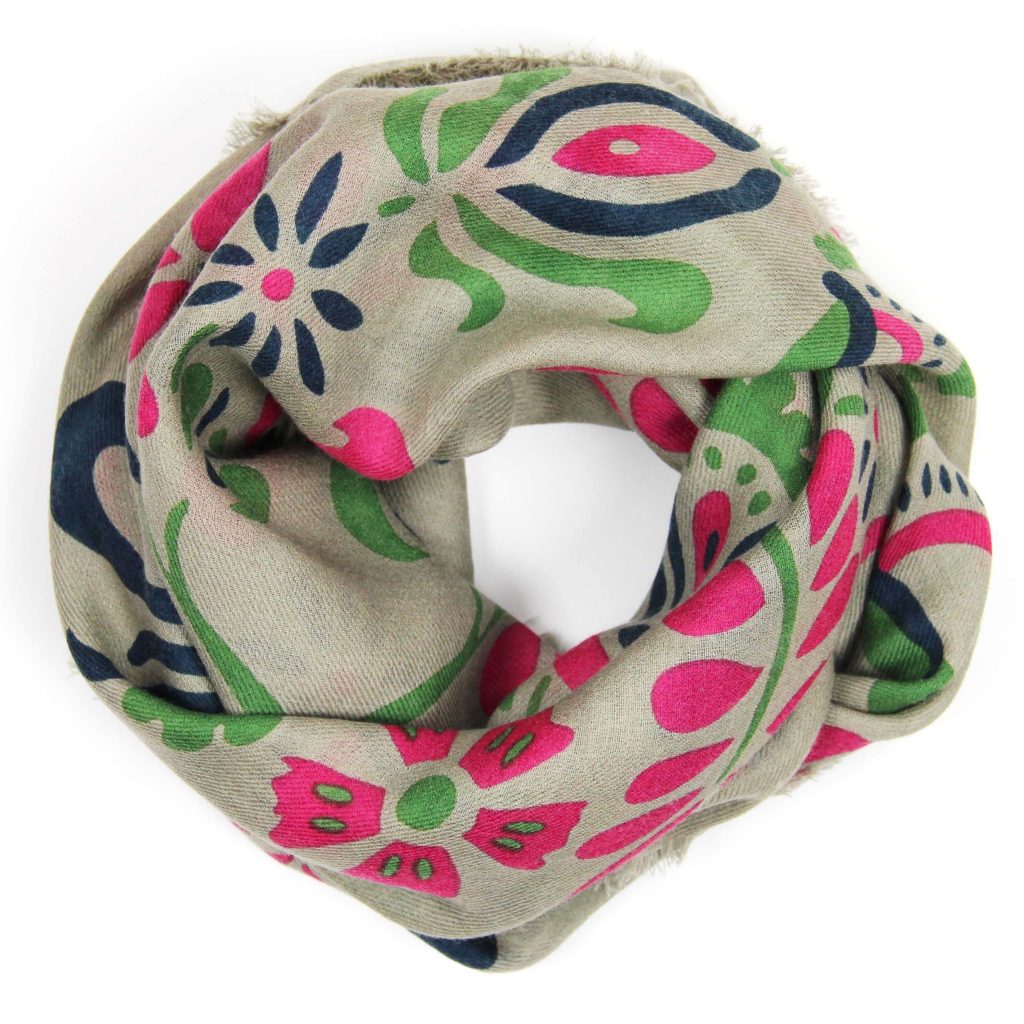 Carré Laine Tatiana Fuchsia – Image 2