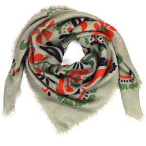 Wool Square Tatiana Brique