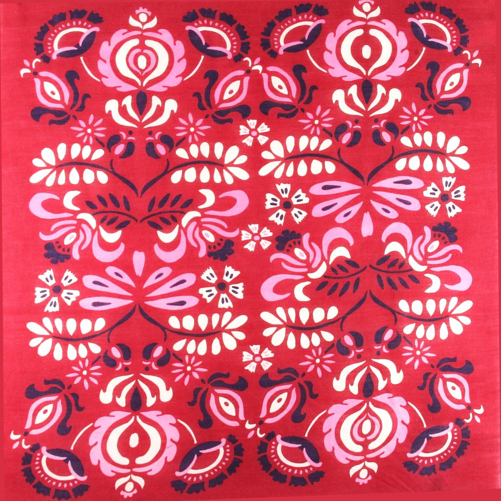 Wool Square Tatiana Rouge - Image 3