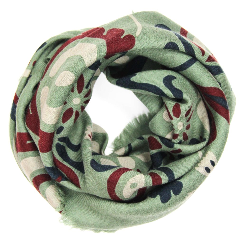 Wool Square Tatiana Kaki - Image 2