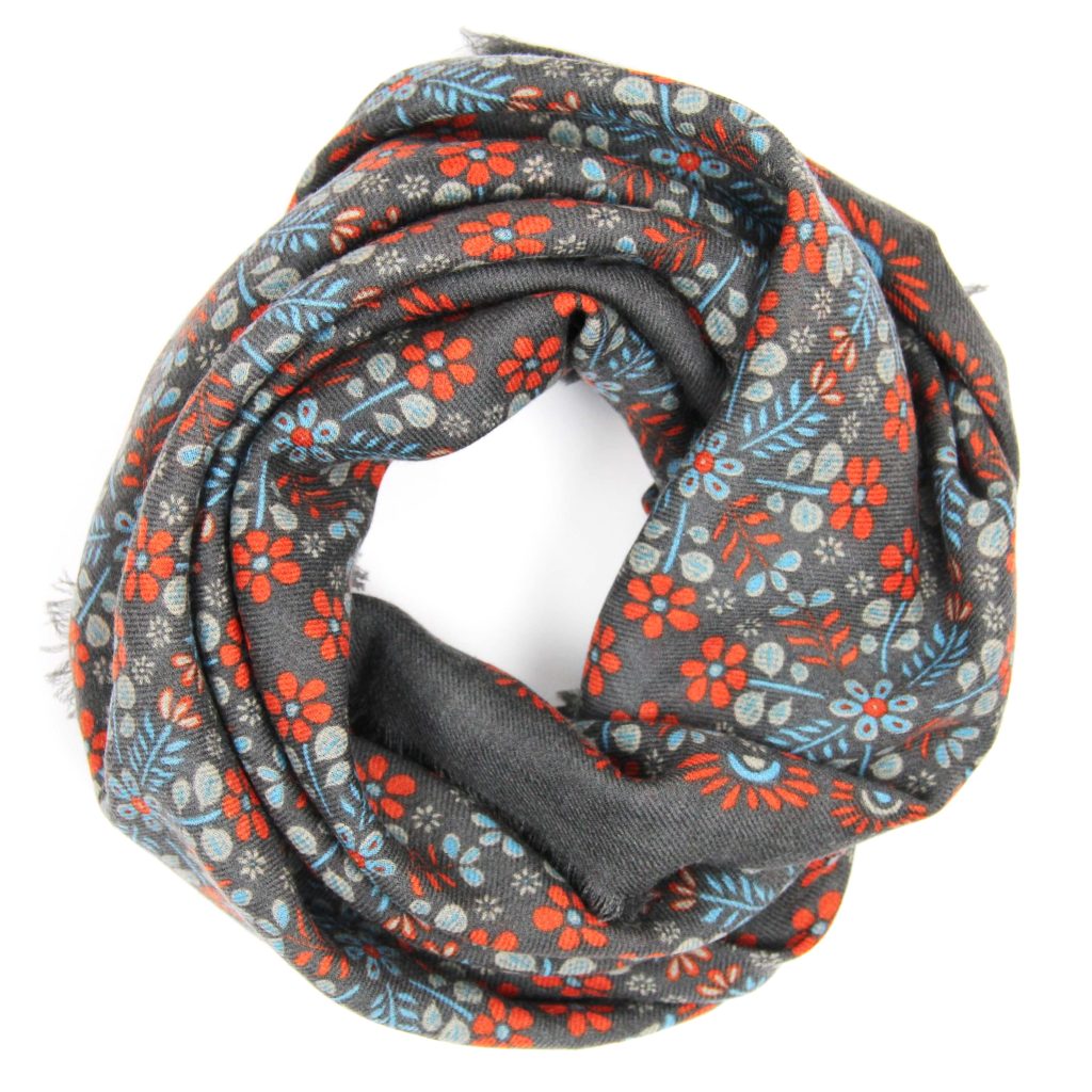 Wool Square Agata Marron Brown - Image 3