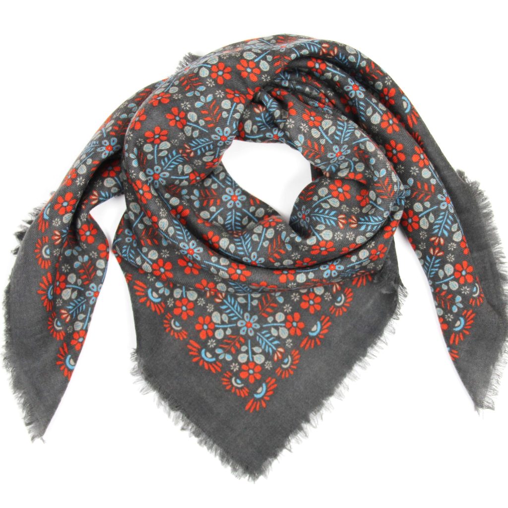 Wool Square Agata Marron Brown - Image 4