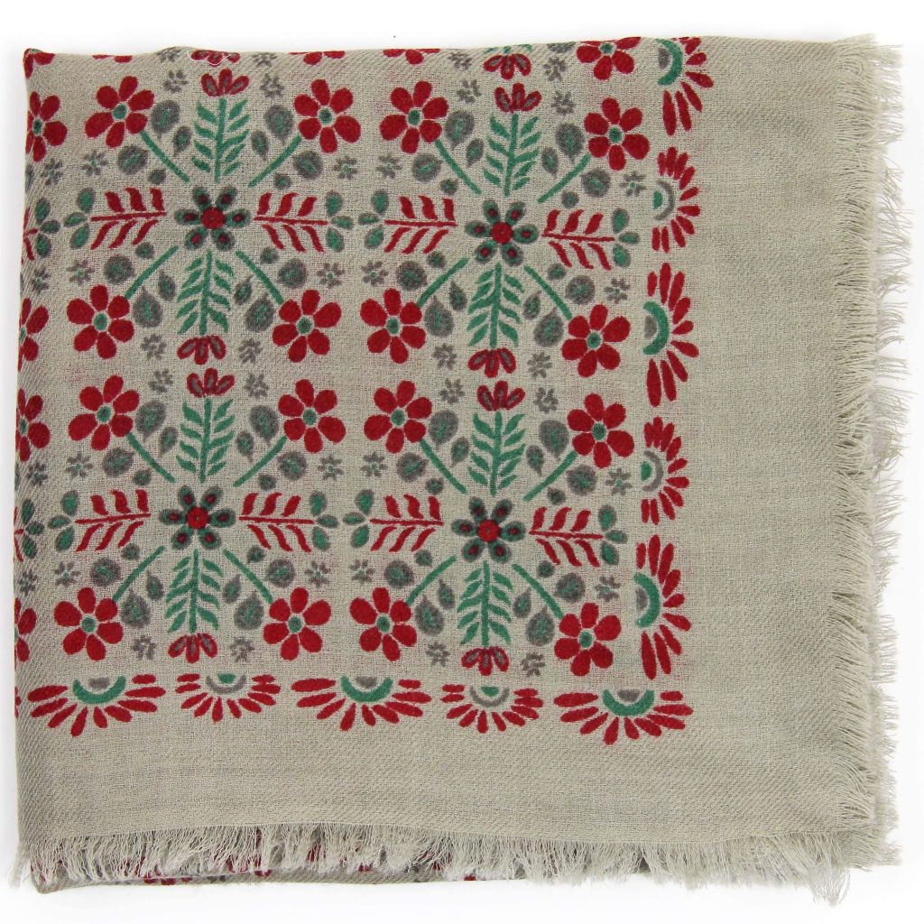 Wool Square Agata Rouge Red - Image 2