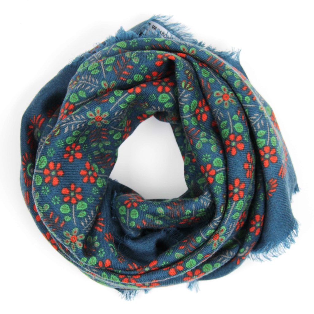 Wool Square Agata Bleu Blue - Image 3