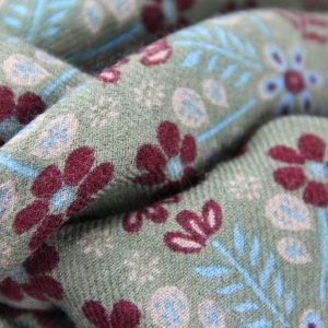 Wool Square Agata Kaki