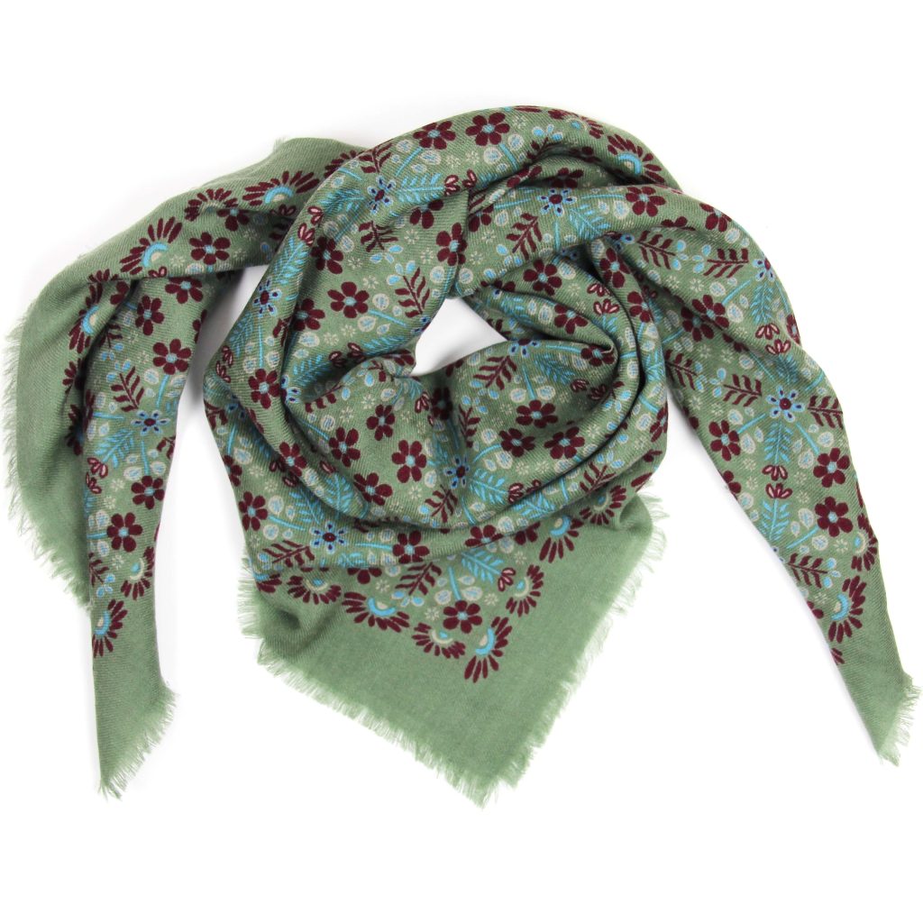 Wool Square Agata Kaki - Image 4