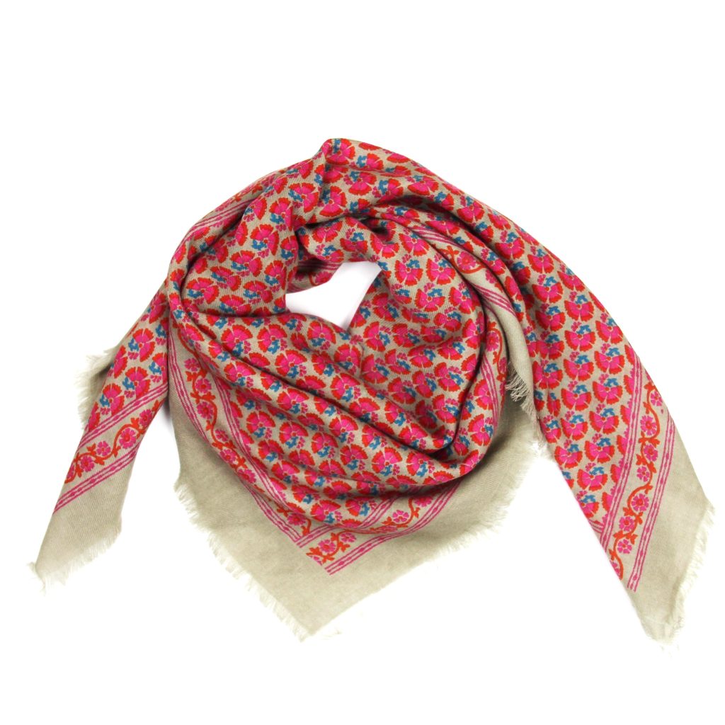 Wool Square Valentine Rose Pink - Image 4