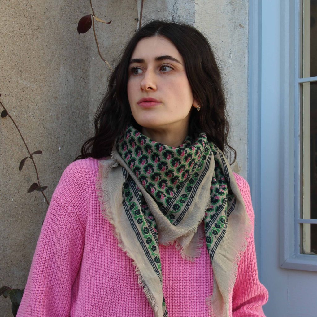 Carré Laine Valentine Beige – Image 6